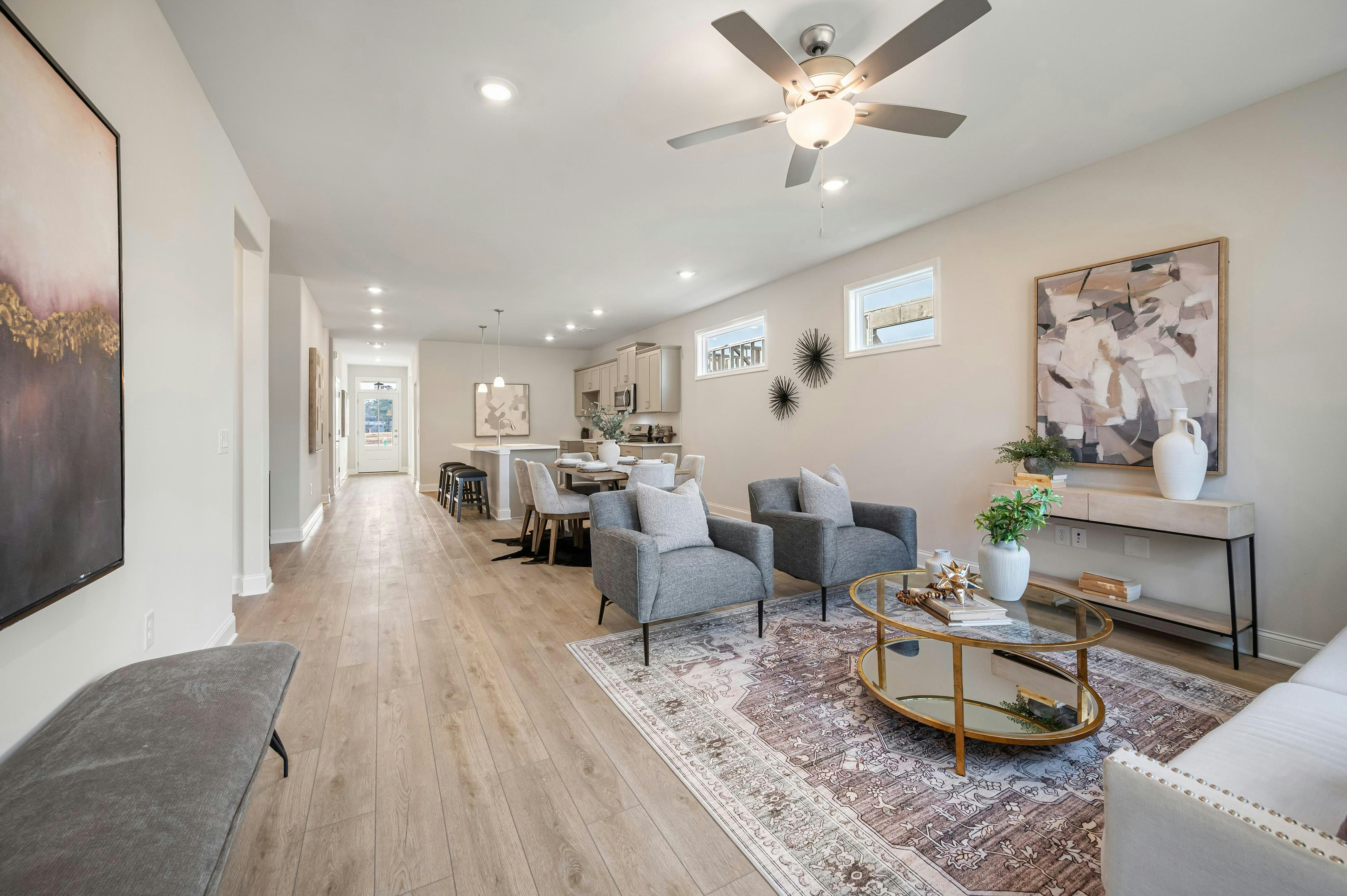 HW Hawthorne Great Room to Kitchen